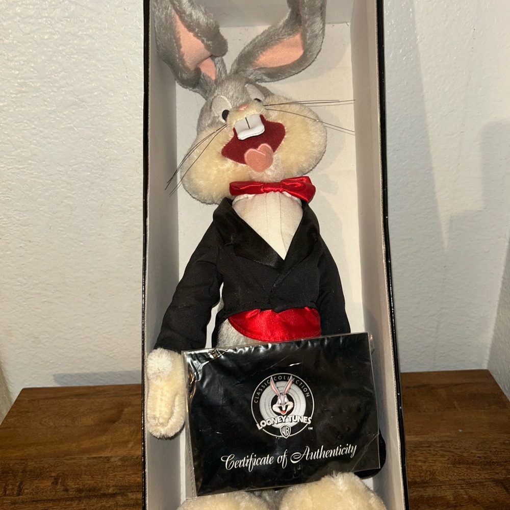 75th Anniversary Looney Tunes Bugs Bunny Plush in Tuxedo